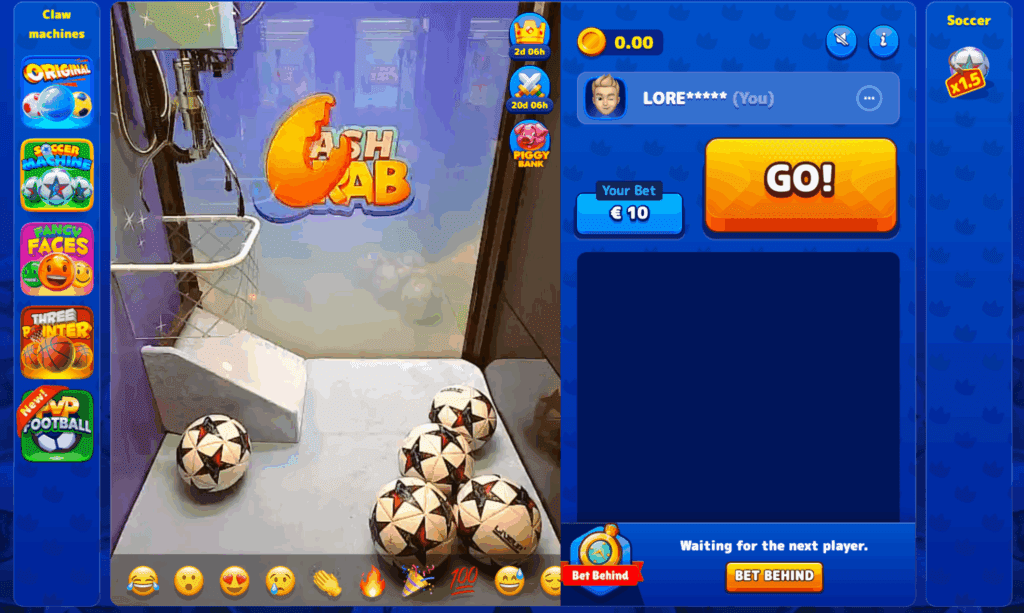 Soccer Machine Cash Grab