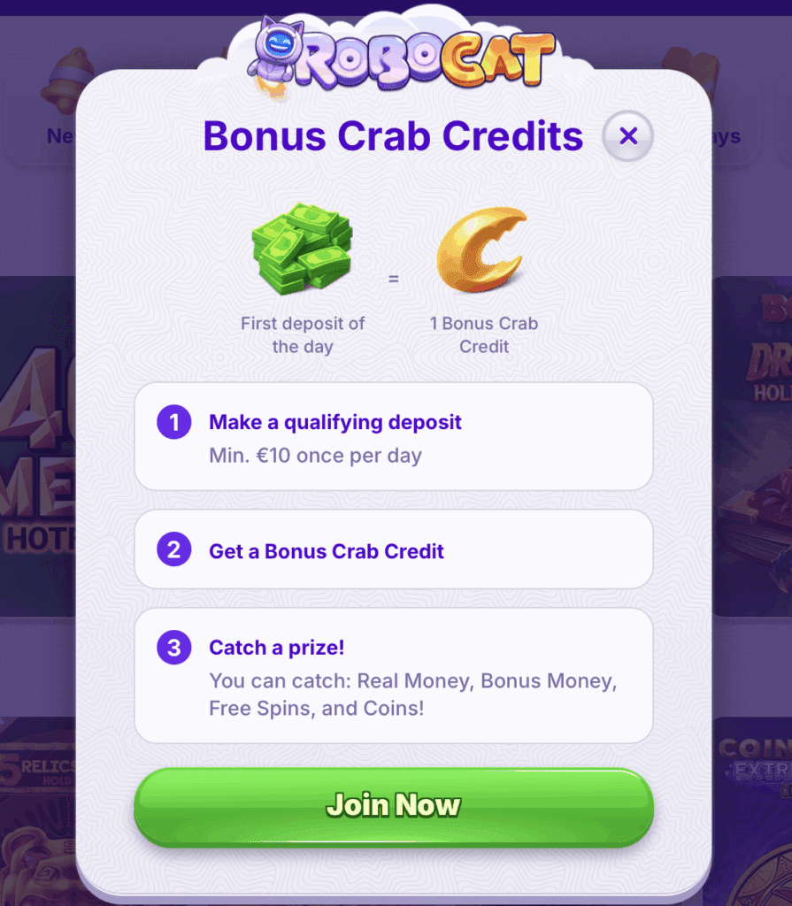RoboCat Bonus Crab 