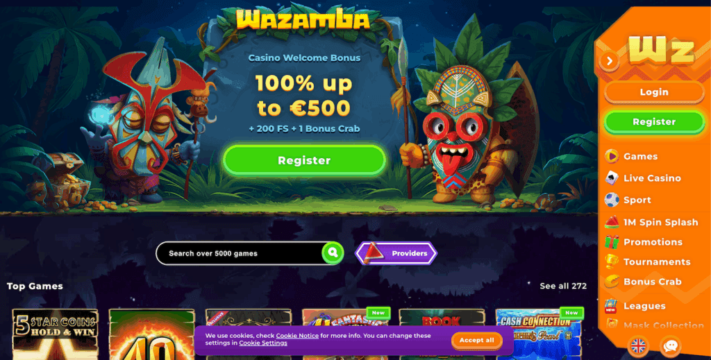 Wazamba Casino