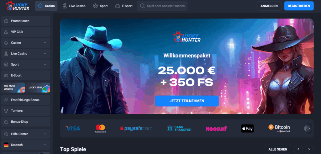 Lucky Hunter Casino 
