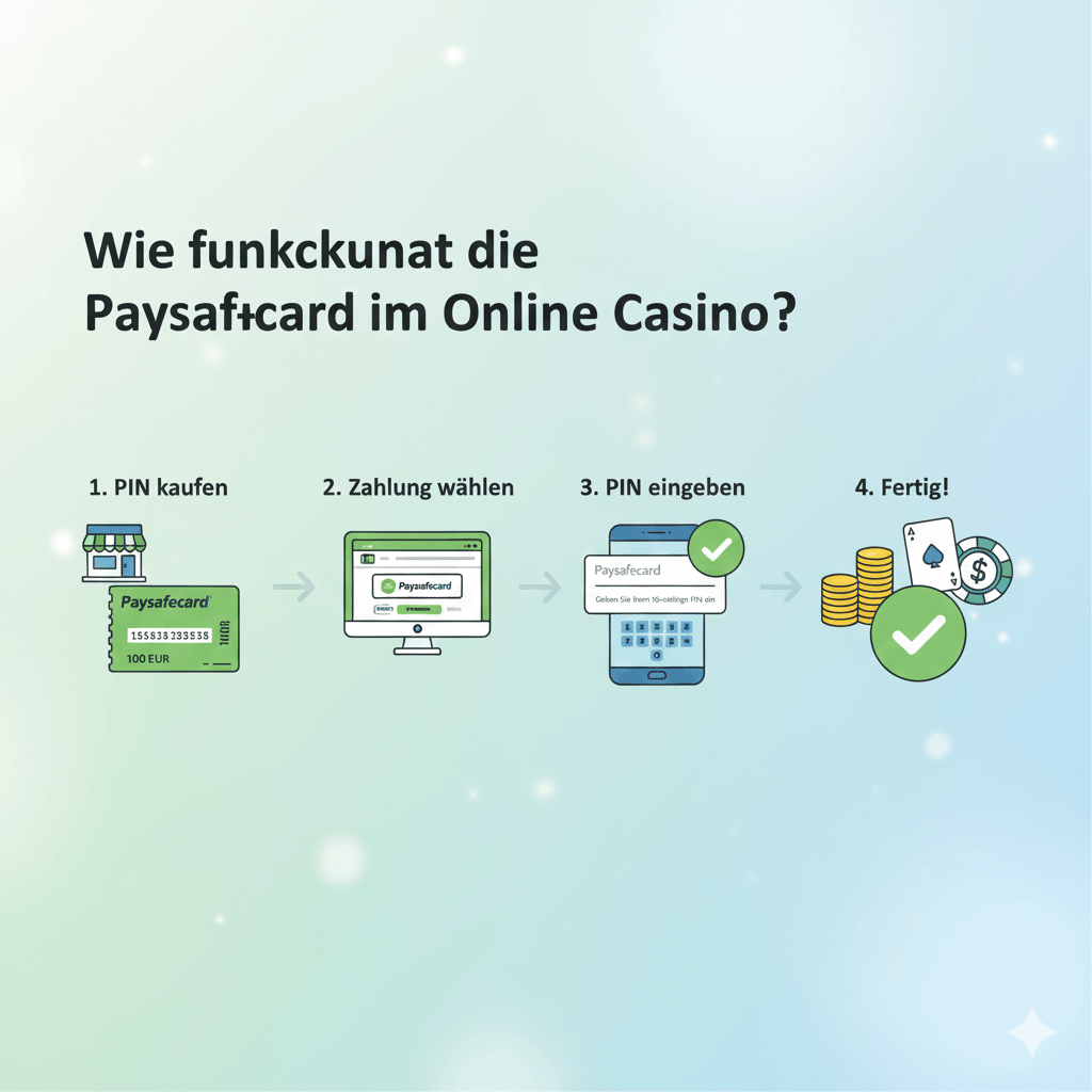 Wie funktioniert die Paysafecard im Online Casino